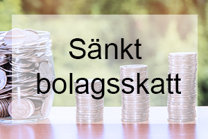 Sänkt bolagsskatt föreslås från 2019
